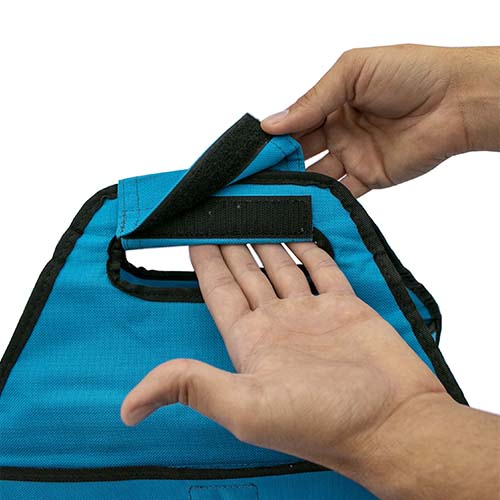 Easy Carry Shopping Bag Showing Velcro